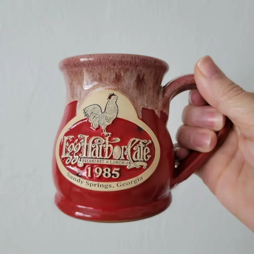 Deneen Pottery Egg Harbor Cafe Mug 2013 Sandy Springs Georgia Hand Thrown